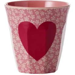 RICE Melamin Becher Herz