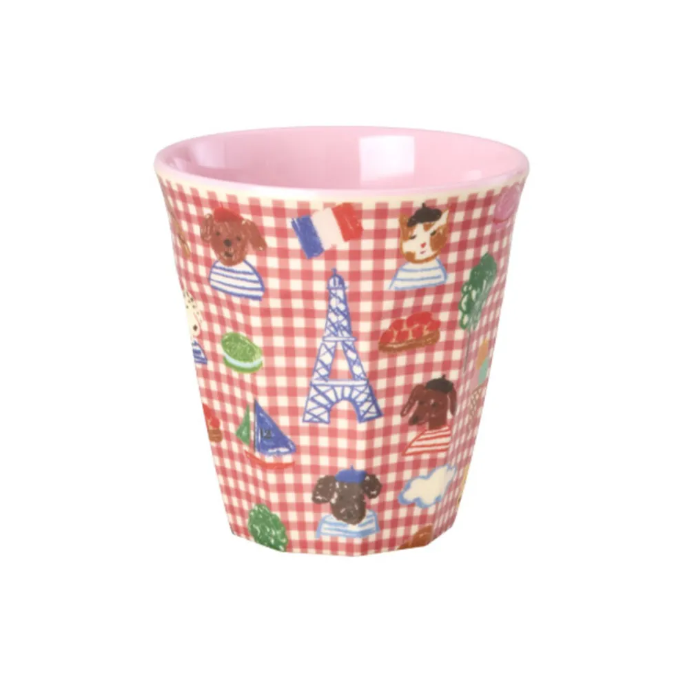 RICE Melamin Becher Kids in Paris Medium