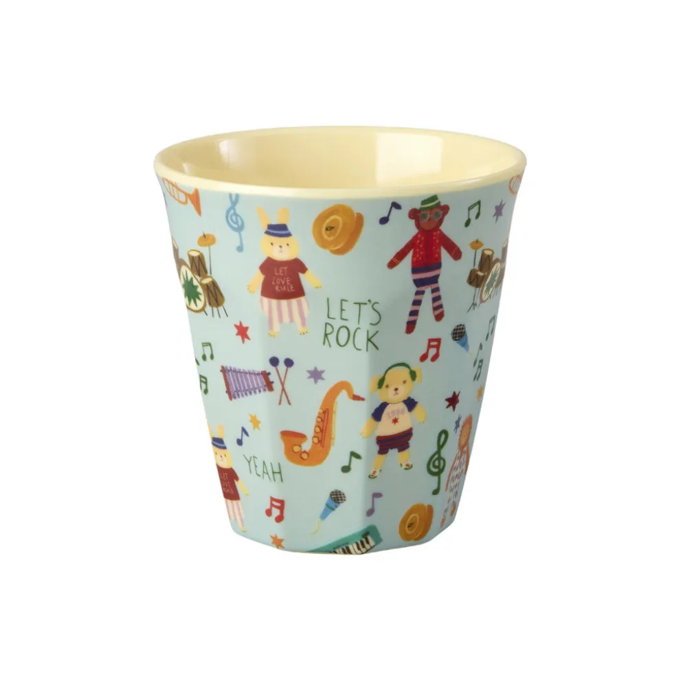 RICE Melamin Becher Music Band Medium