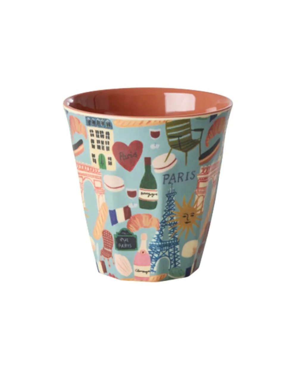 RICE Melamin Becher Small Bon Vivant 6er PAck
