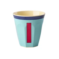 RICE Melamin Buchstabenbecher Vintage Medium