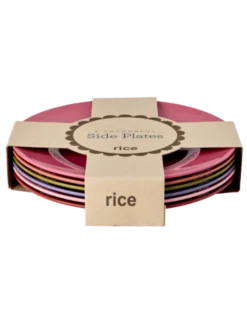 RICE Melamin Essteller Solid Colors im 6er Pack