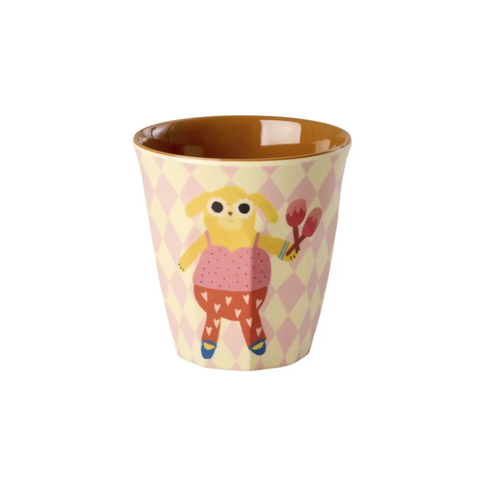 RICE Melamin Kinderbecher Music Band Small 6er-Pack