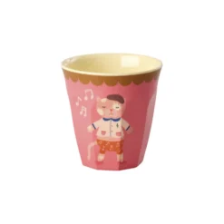 RICE Melamin Kinderbecher Music Band Small 6er-Pack