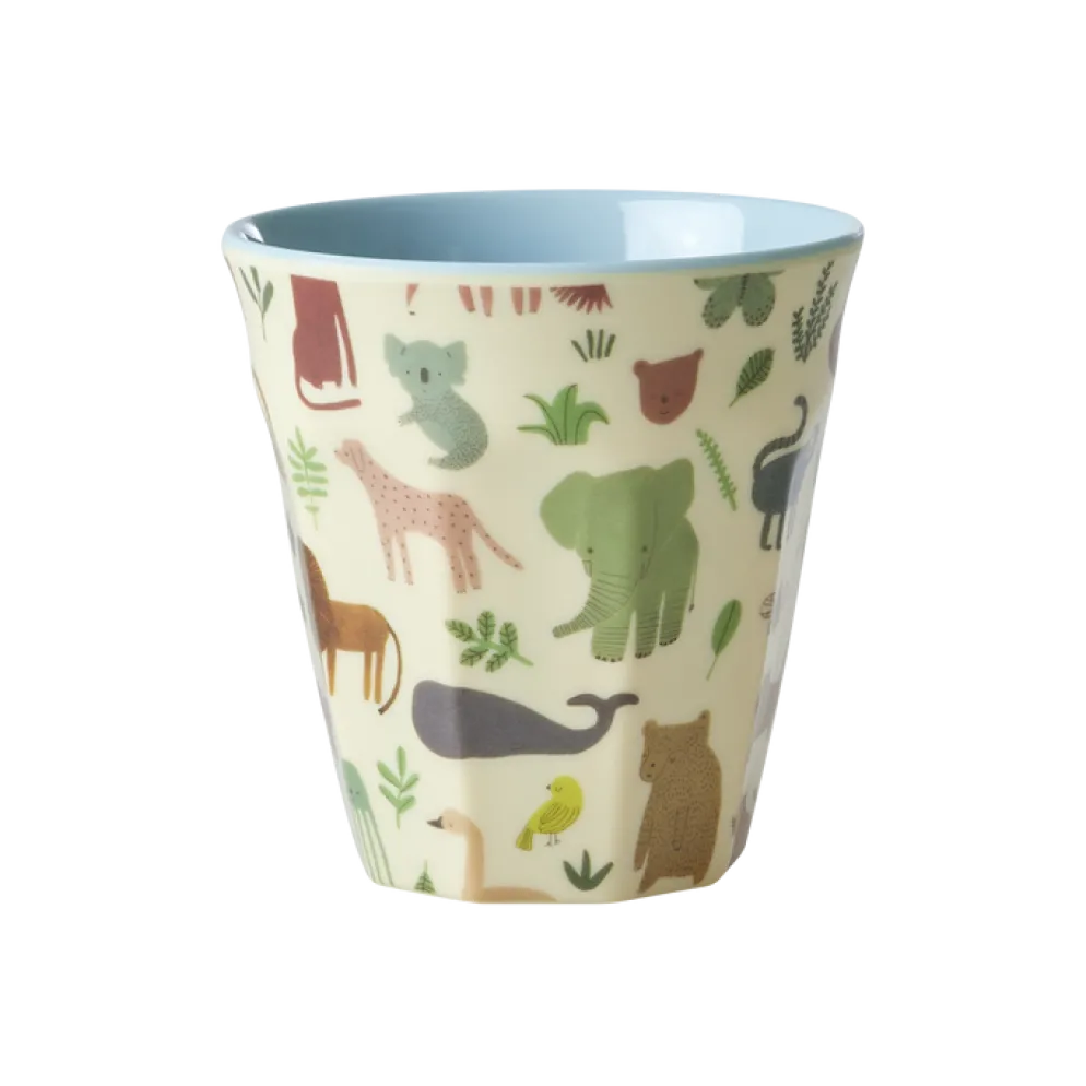 RICE Melamin Kinderbecher Sweet Jungle Print