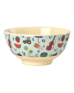 RICE Melamin Kinder Schale ABC