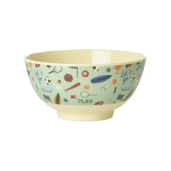 RICE Melamin Kinder Schüssel Sports - Medium