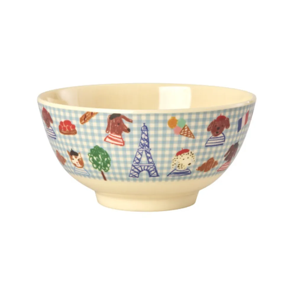 RICE Melamin Schale Kids in Paris Medium