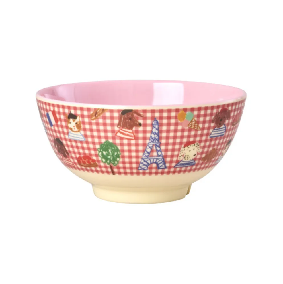 RICE Melamin Schale Kids in Paris Medium