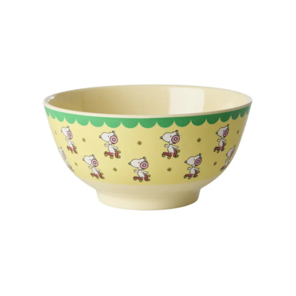 RICE Melamin Schale mit Snoopy - Medium