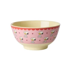 RICE Melamin Schale mit Snoopy - Medium