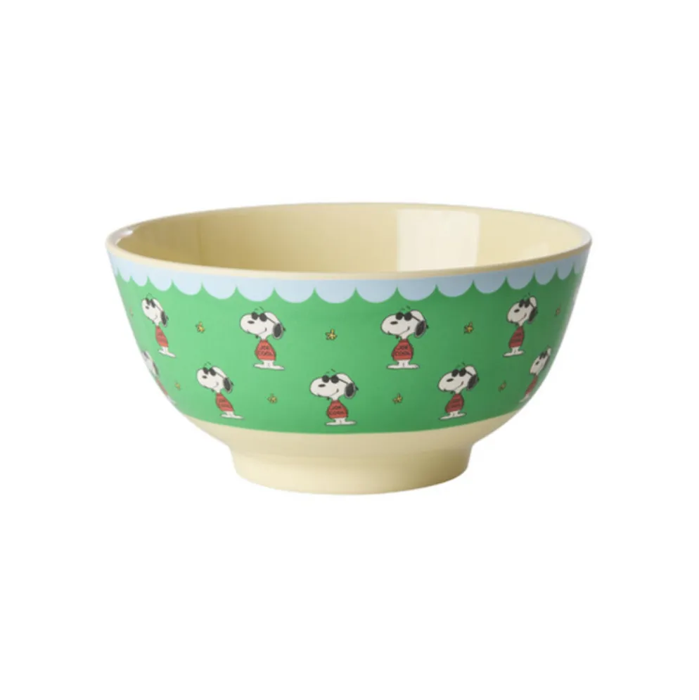 RICE Melamin Schale mit Snoopy - Medium