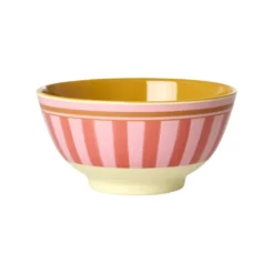 RICE Melamin Schüssel Organic Stripes – Medium