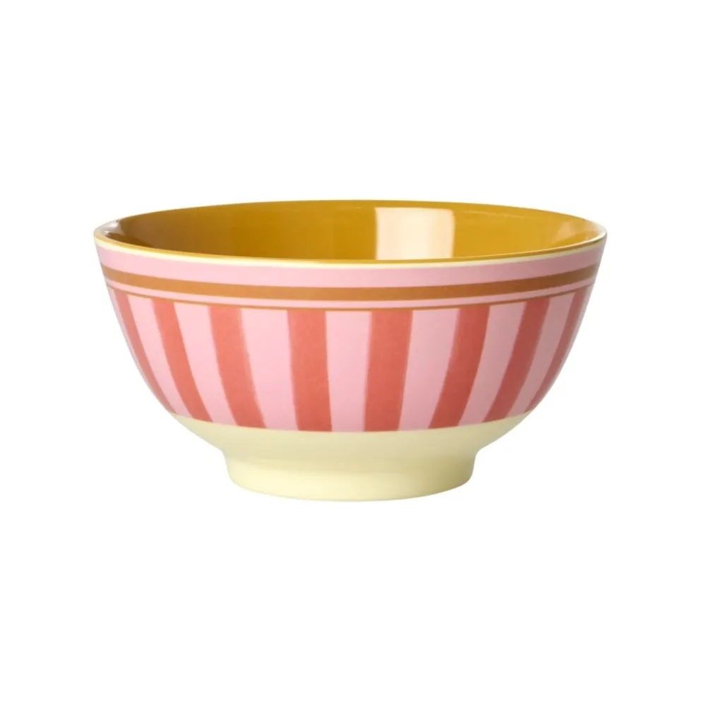 RICE Melamin Schüssel Organic Stripes – Medium