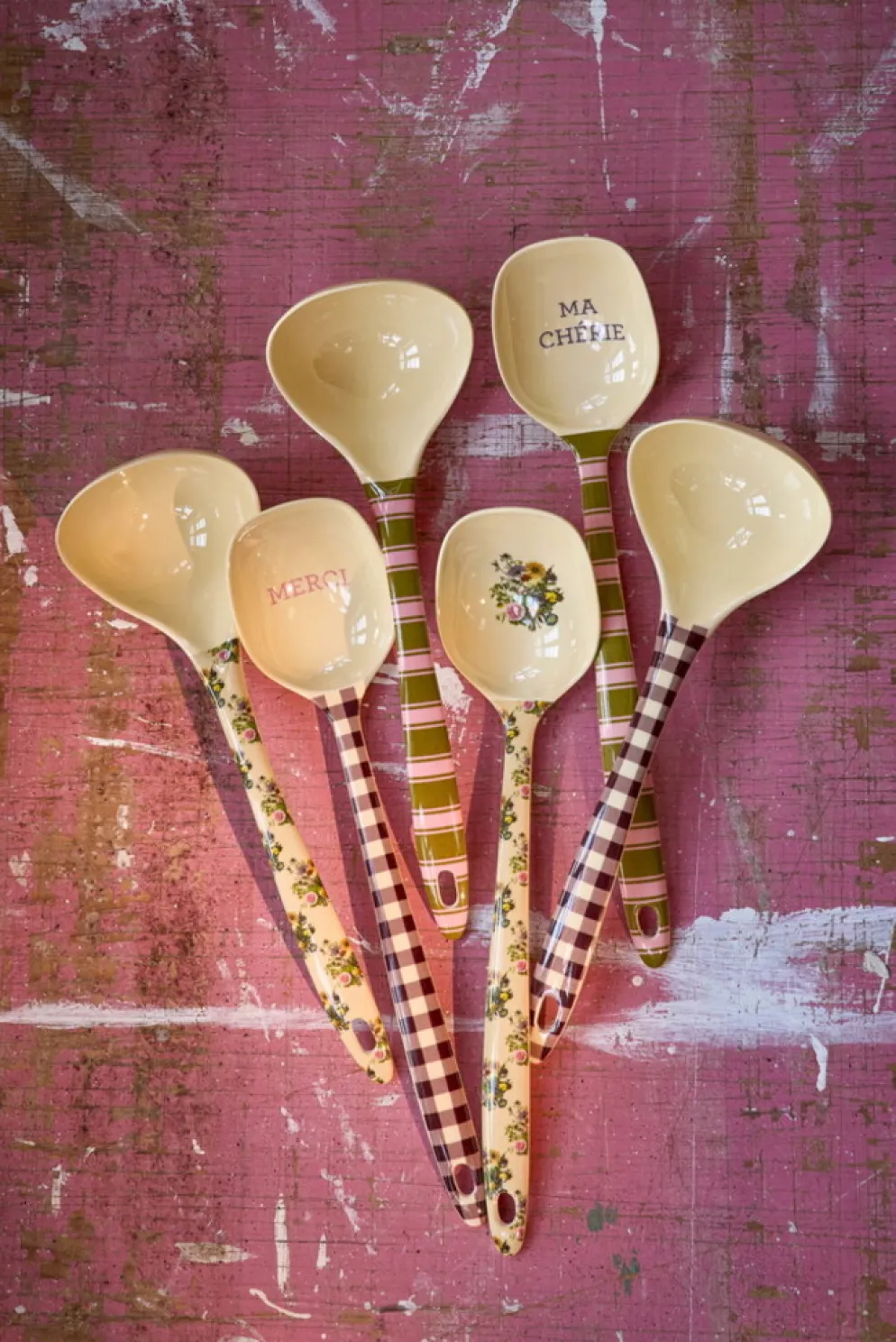 RICE Melamin Suppenlöffel Bon Vivant – 3er Set