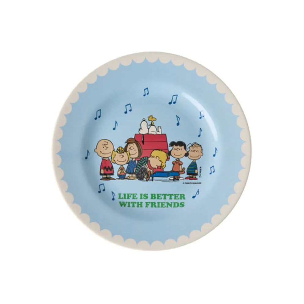 RICE Melamin Teller für Kinder Snoopy