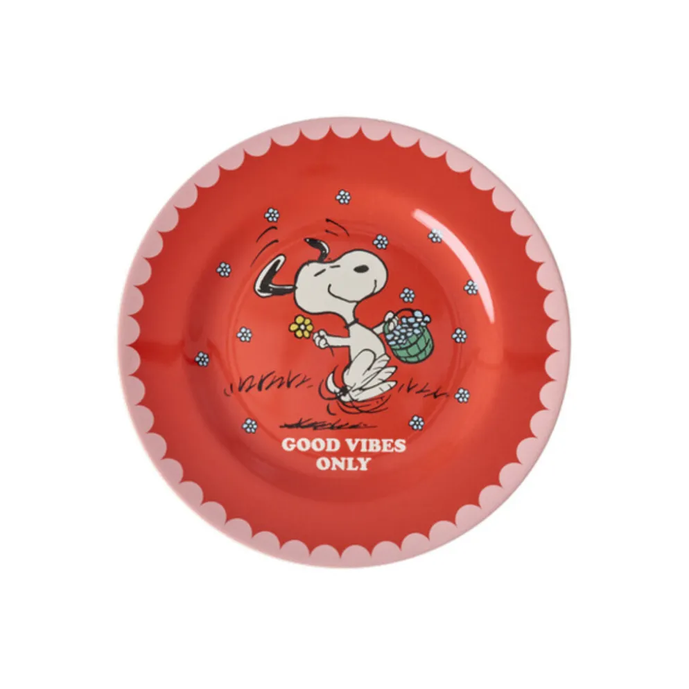 RICE Melamin Teller für Kinder Snoopy