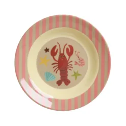 RICE Melamin Tiefer Teller Kinderschüssel Ocean Print