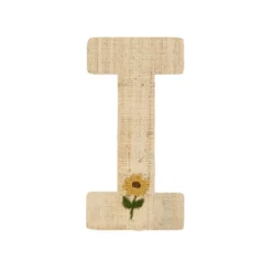 RICE Raffia Buchstaben Sticker