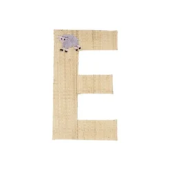 RICE Raffia Buchstaben Sticker