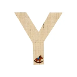 RICE Raffia Buchstaben Sticker