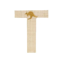 RICE Raffia Buchstaben Sticker