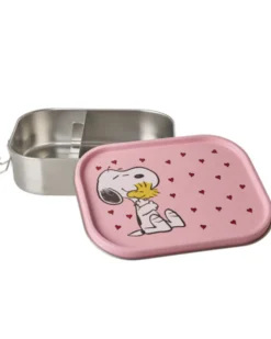 RICE Snoopy Große Edelstahl Brotdose für Kinder