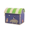 RICE Spielzeugkörbe Aufbewahrung Zootiere 3er Set